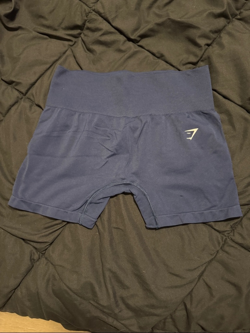 Gymshark Navy Seamless High-Waist Bike Shorts